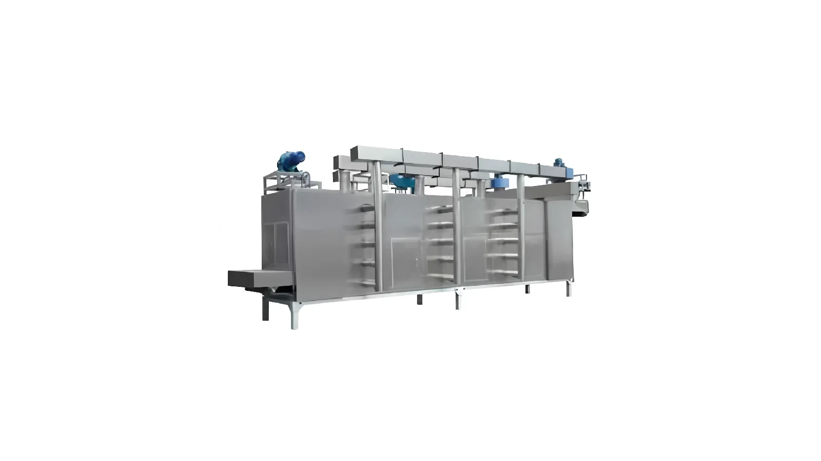 Industrial pasta drying section used to keep condition evidence stage-specific